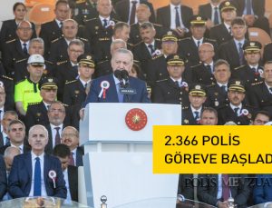 Polis Akademisi Polis Meslek Yüksekokulu mezuniyet töreni yapıldı. Yeni polisler göreve başladı.
