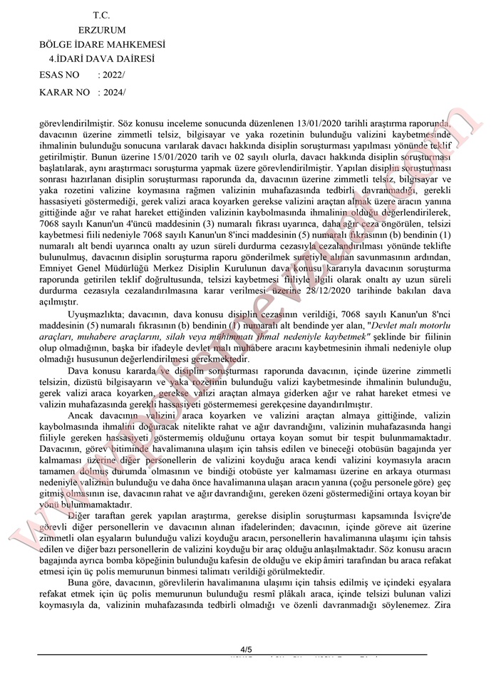 devlet malı eşyayı kaybetmenin cezası