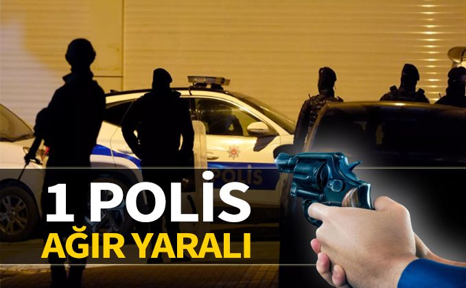 İstanbul’da polislere yapılan silahlı saldırıda bir polis yaralandı.