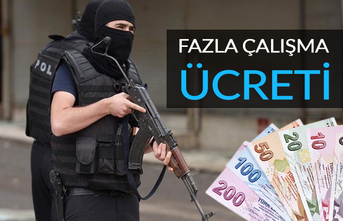 Mesleğe dönen polis memuruna fazla çalışma ücretinin iadesi.