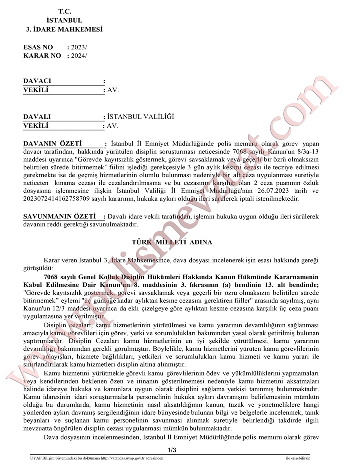 görevi savsaklamak görev yerine geç gitmek