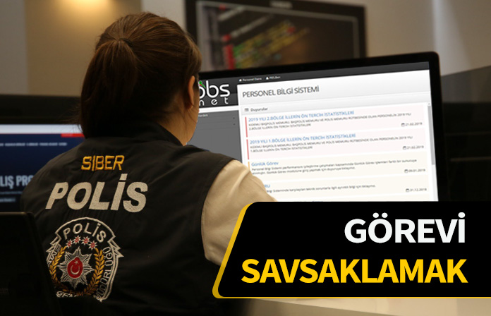 Görevde kayıtsızlık göstermek, görevi savsaklamak. Görev listeleri PBS. Bölge İdare Mahkemesi.