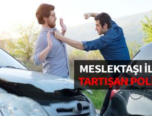 Araç kazası sonrası meslektaşıyla tartışan polis memuruna verilen cezanın iptalidir. Bölge İdare Mahkemesi.