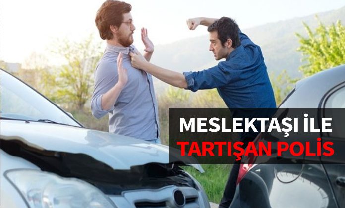 Araç kazası sonrası meslektaşıyla tartışan polis memuruna verilen cezanın iptalidir. Bölge İdare Mahkemesi.