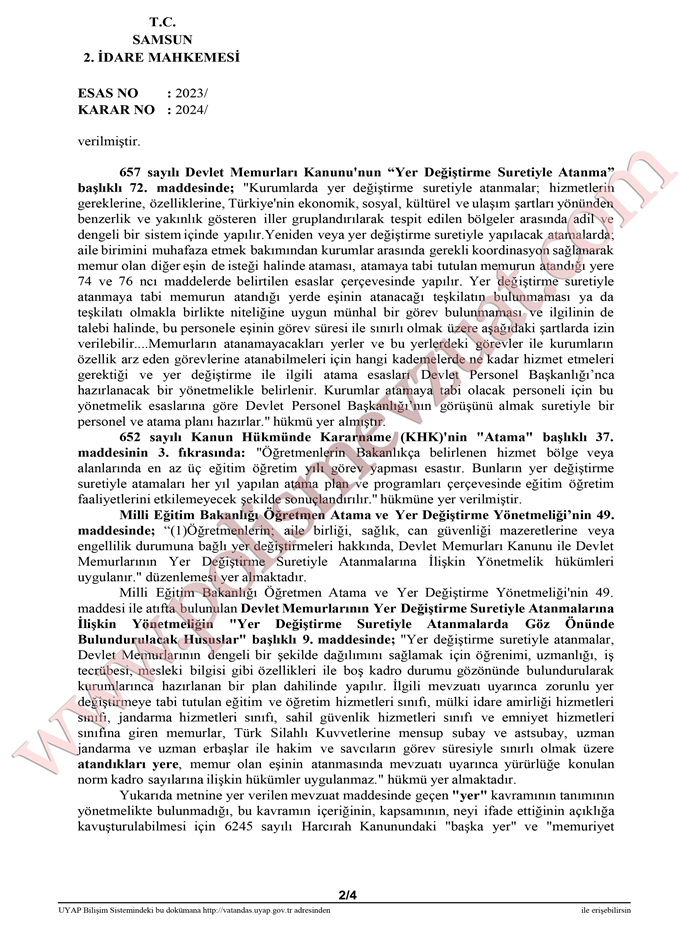 öğretmen aile birliği ile eş durumu ataması öğretmenin il içi ataması
