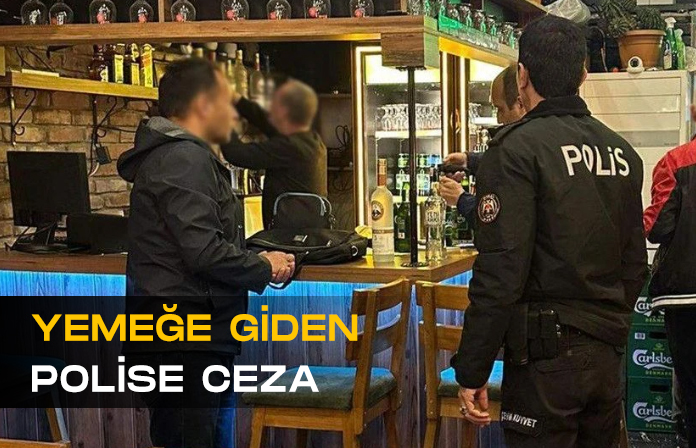 Yemeğe giden polise görev yerini terk etmekten verilen cezanın iptali.