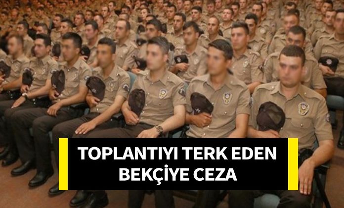 Amirle tartışan, toplantıyı terk eden, amiri eleştiren bekçiye amire saygısız davranmaktan verilen cezanın iptali.