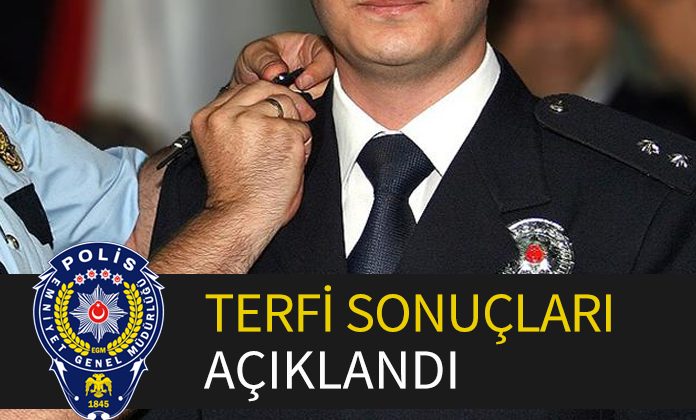 Emniyet Genel Müdürlüğü 2025 yılı rütbe terfi sonuçları açıklandı.