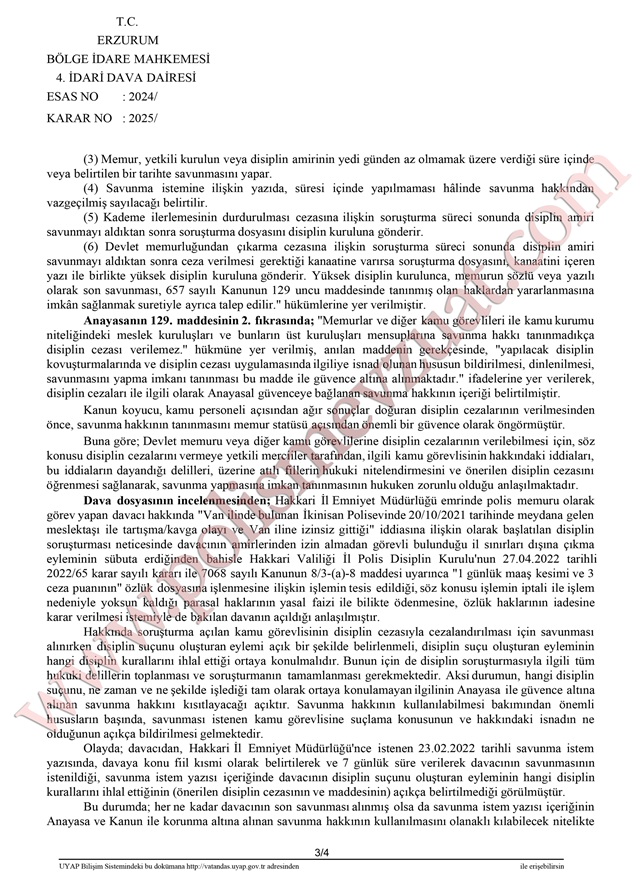 Amirinden izin almaksızın il sınırları dışına çıkmak