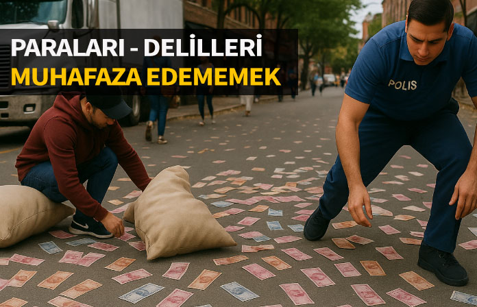Delilleri muhafaza etmeyen polis memuruna verilen cezanın iptalidir.