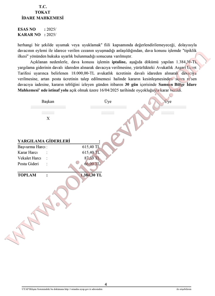 görevde uyumak veya uyuklamanın cezası