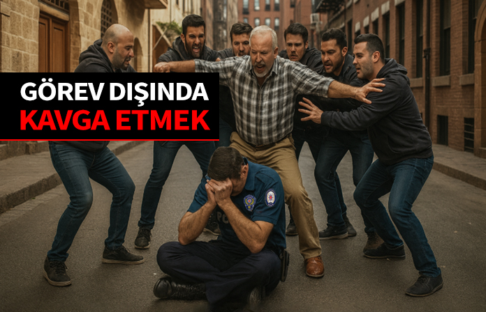 Görev dışında kavga polise ceza. Ev sahibi tarafından darp edilen polise disiplin cezası.