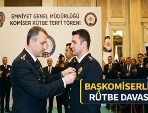 Başkomiserlik rütbe terfi davası emsal kararı.