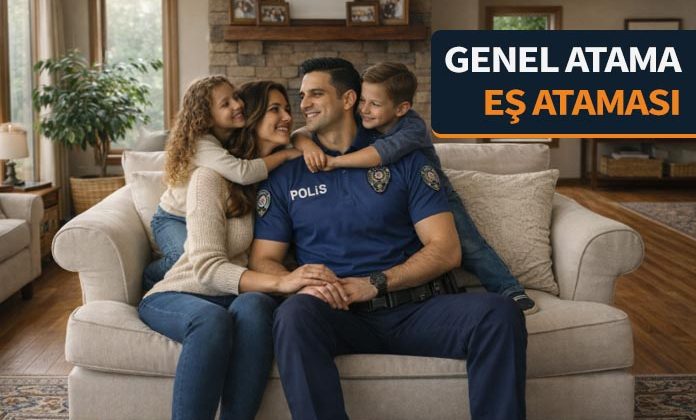 Genel atamada polisin eş ataması. Eşinin olduğu ile atama.