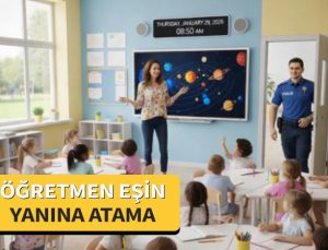 Polis eş ataması. Polis memurunun öğretmen olan eşinin yanına ataması.