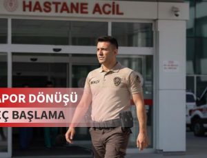 Rapor dönüşü göreve geç başlayan bekçiye 24 saate kadar göreve gelmemekten ceza.