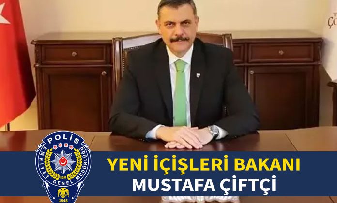 İçişleri Bakanı değişti. Yeni içişleri bakanı Mustafa Çiftçi oldu.