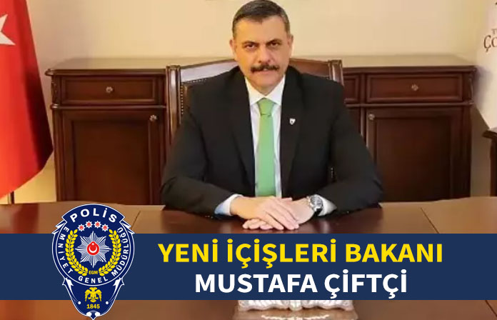 İçişleri Bakanı değişti. Yeni içişleri bakanı Mustafa Çiftçi oldu.