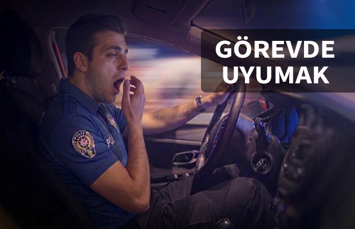 Hastalık nedeniyle görevde uyuyan polise verilen cezanın iptali. Görev sırasında uyumak.