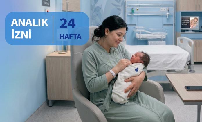 Kadın memurların doğum izni 24 haftaya çıkarıldı. Analık izni, Annelik izni.