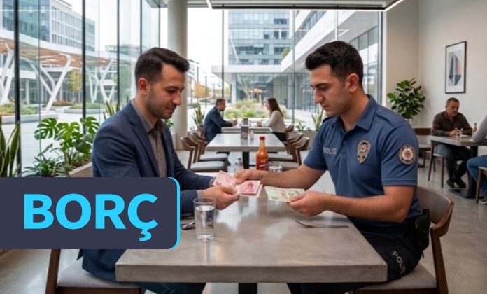 Borç alan polis memuruna verilen disiplin cezasının iptali.