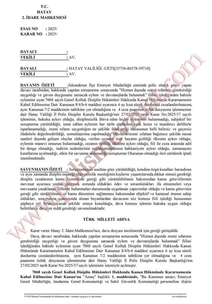 erkek arkadaşı ile kavga polise ceza