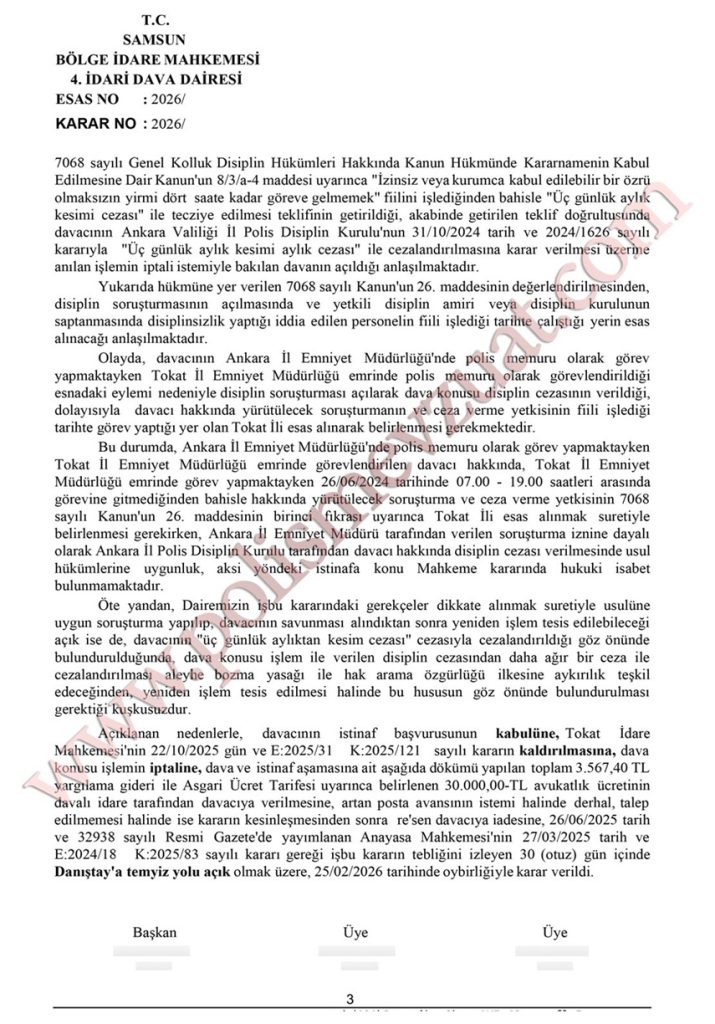 göreve gelmemek kurul yetkisizlik