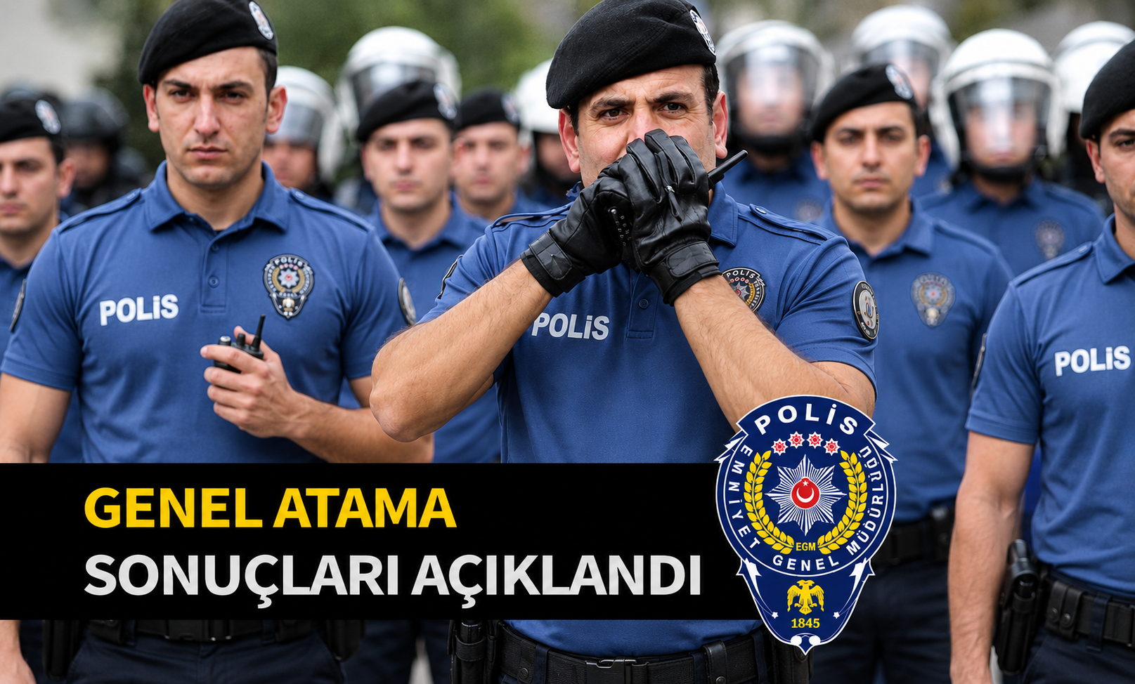 2026 yılı Emniyet GM polis genel atama sonuçları açıklandı .