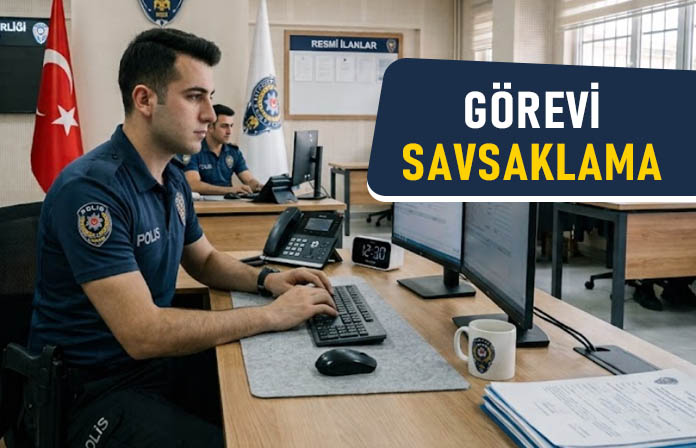 Evrak işlerini bitirmediğinden görevi savsaklamaktan polise verilen ceza.