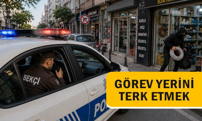Görev yeri terk’ten bekçiye verilen cezanın iptali.