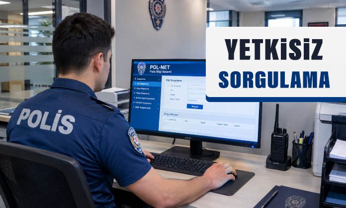 Yetkili olmadığı halde POLNET’ten sorgulama yapan polise verilen disiplin cezasının iptali.