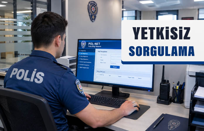 Yetkili olmadığı halde POLNET’ten sorgulama yapan polise verilen disiplin cezasının iptali.